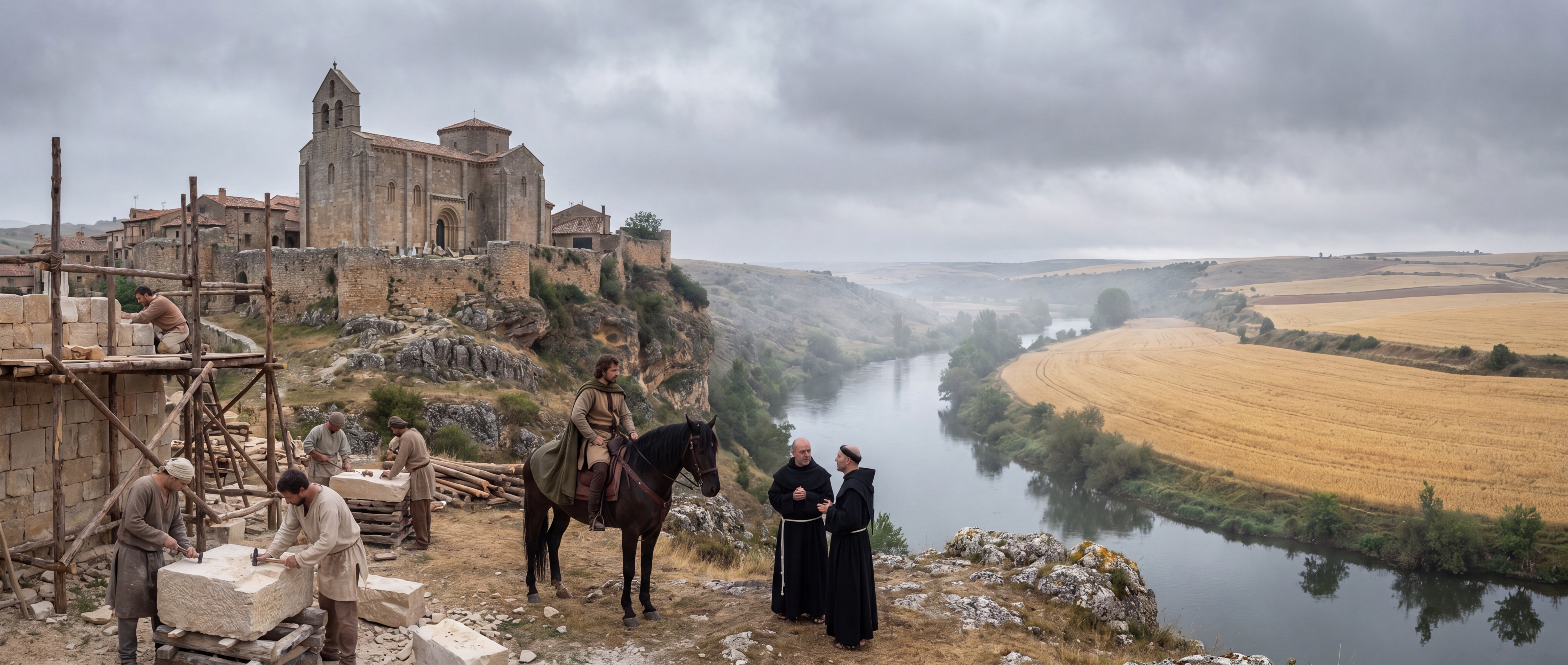 Cea en los siglos XII y XIII: una iglesia románica en construcción sobre las cenizas de las guerras medievales