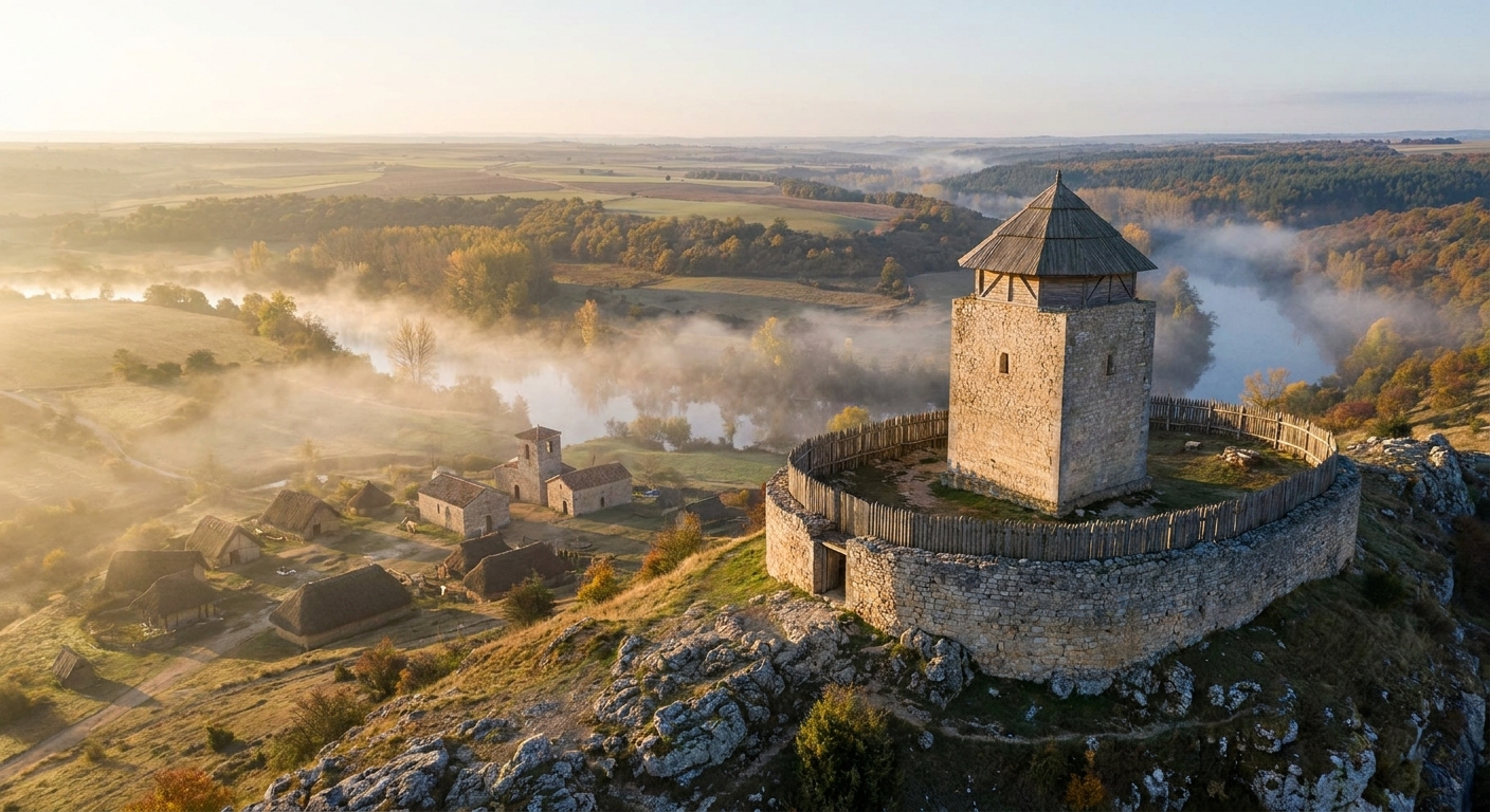 Historia del Castillo de Cea: reconstrucción del primer castillo de Alfonso III sobre el cerro del río Cea en el siglo IX